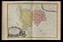 Principatus Silesiae Munsterbergensis exactissima Tabula Geographica;- exhibens Circulos eiusdem Munsterberg et Frankenstein