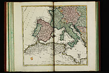 Tabula Geographica Europae ad emendatiora Exempla adhuc edita jussu Acad. Reg. scient. et litt. eleg. Boruss. descripta. [3]