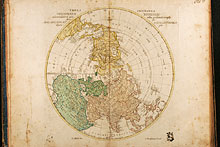 Tabula Geographica Hemisphaerii Borealis ad emendatiora quae adhuc prodierunt exempla jussu Acad. Reg. Scient. et Eleg. Litt. Boruss.