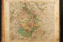 Mappa Geographica Landgrav. Thuringiae cum Regionibus Adiacentibus ...