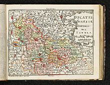 Ducatus Silesiae Inferioris Tabula.